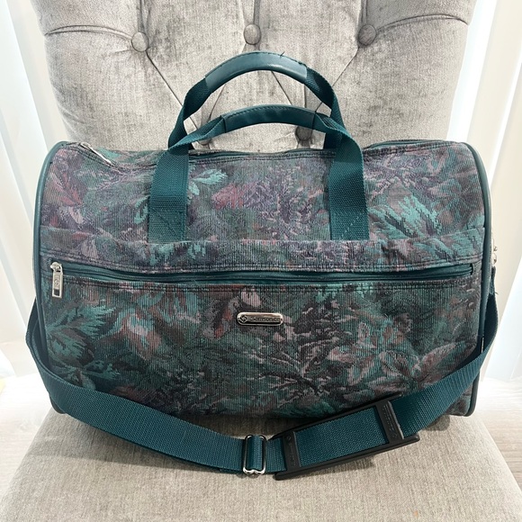 Samsonite Vintage Tapestry Duffle Bag - EUC - Picture 1 of 11